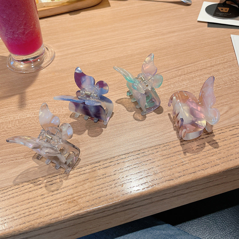 French Vintage Butterfly Acetate Hair Clip