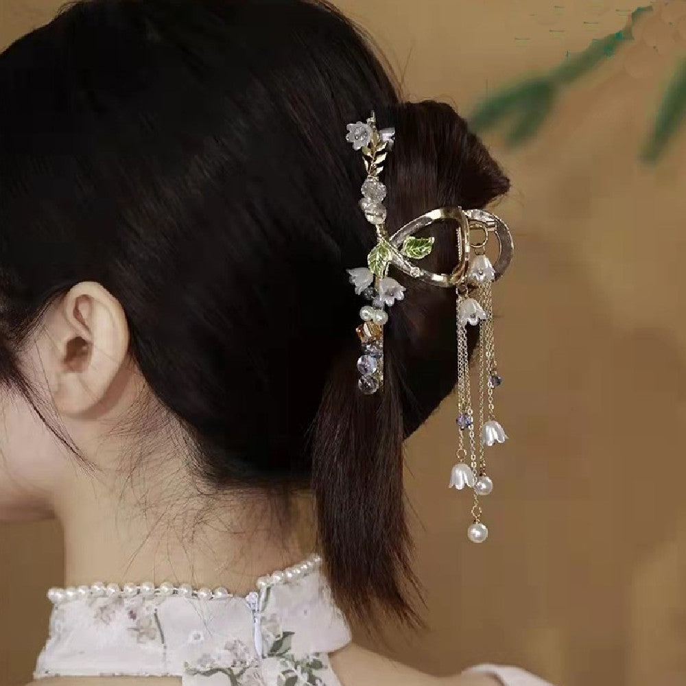 Jewelry Pearl Hair Clip