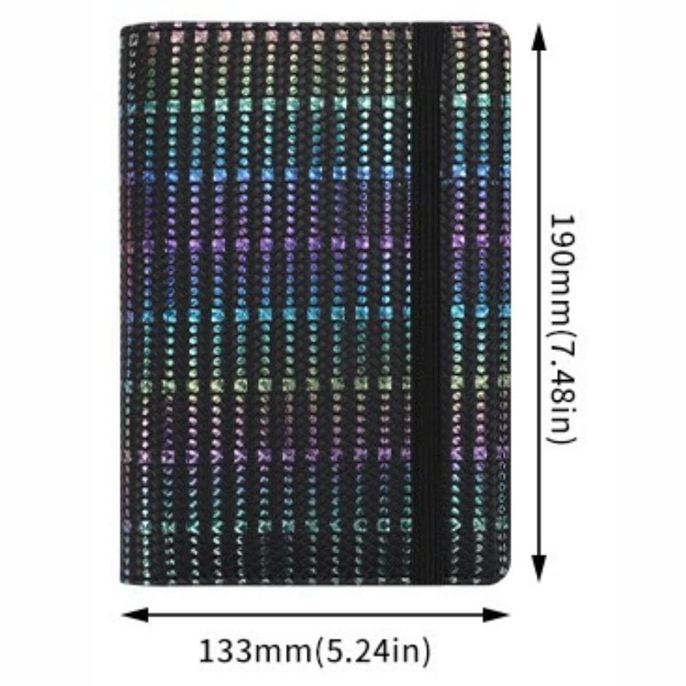 Carpeta económica A6 - Piedra preciosa con banda elástica (3 colores)