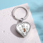 Personalized FAMILY Titanium Steel Keepsake Memorial Keychain, Cremation Urn Keychain for Ashes / Perfume