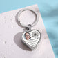 Personalized FAMILY Titanium Steel Keepsake Memorial Keychain, Cremation Urn Keychain for Ashes / Perfume