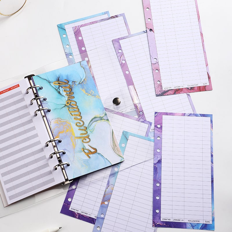 A6 Contents - Budget Sheets / Envelopes / Separators (LOWER PRICE if buy with Budget Binder)