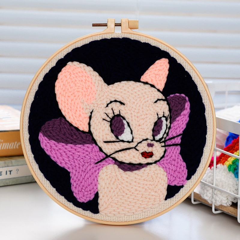 DIY Cartoon Punch Needle Embroidery Material Pack (20% OFF for 2 Packs or more)