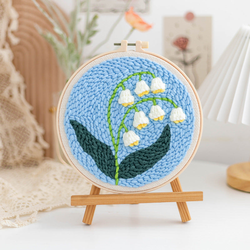 DIY Russian Wool Poke Embroidery Material Package