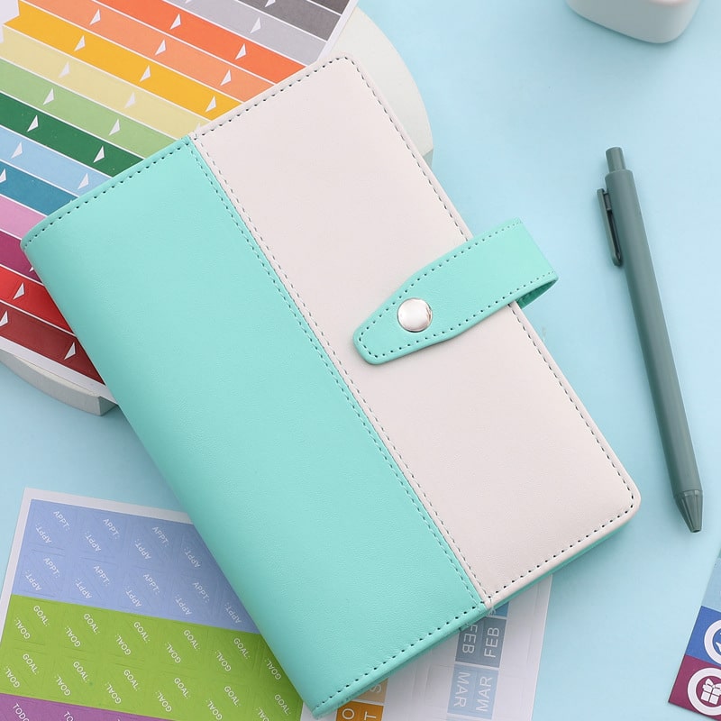 A6 Budget Binder - Mixed Color with Button (5 colors)