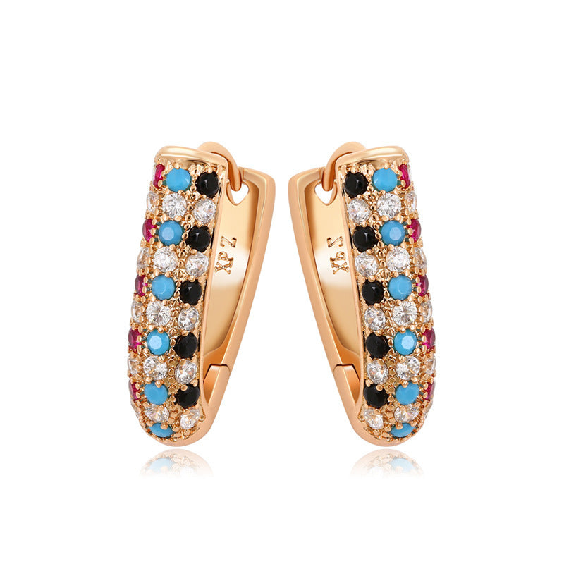 Graceful Personality Zircon Earrings