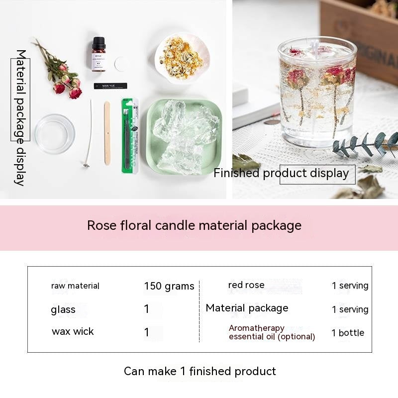 DIY Flower Candle Material Pack