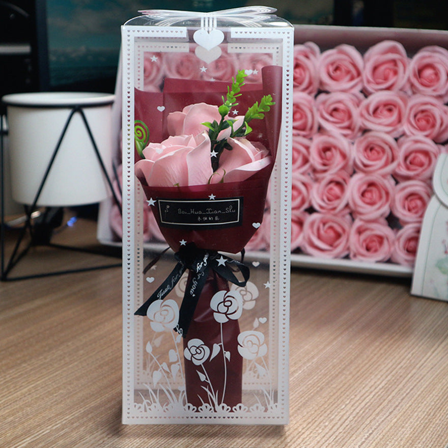 Soap Rose Bouquet Gift Box