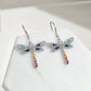 YFN S925 Celtic Dragonfly 7 Chakra angle Earrings for Women (Gift box included)