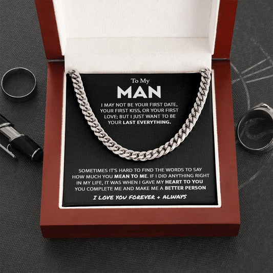 14K Single Circle Dense Chain Cuban Link Titanium Steel Necklace Gift For Son / Man