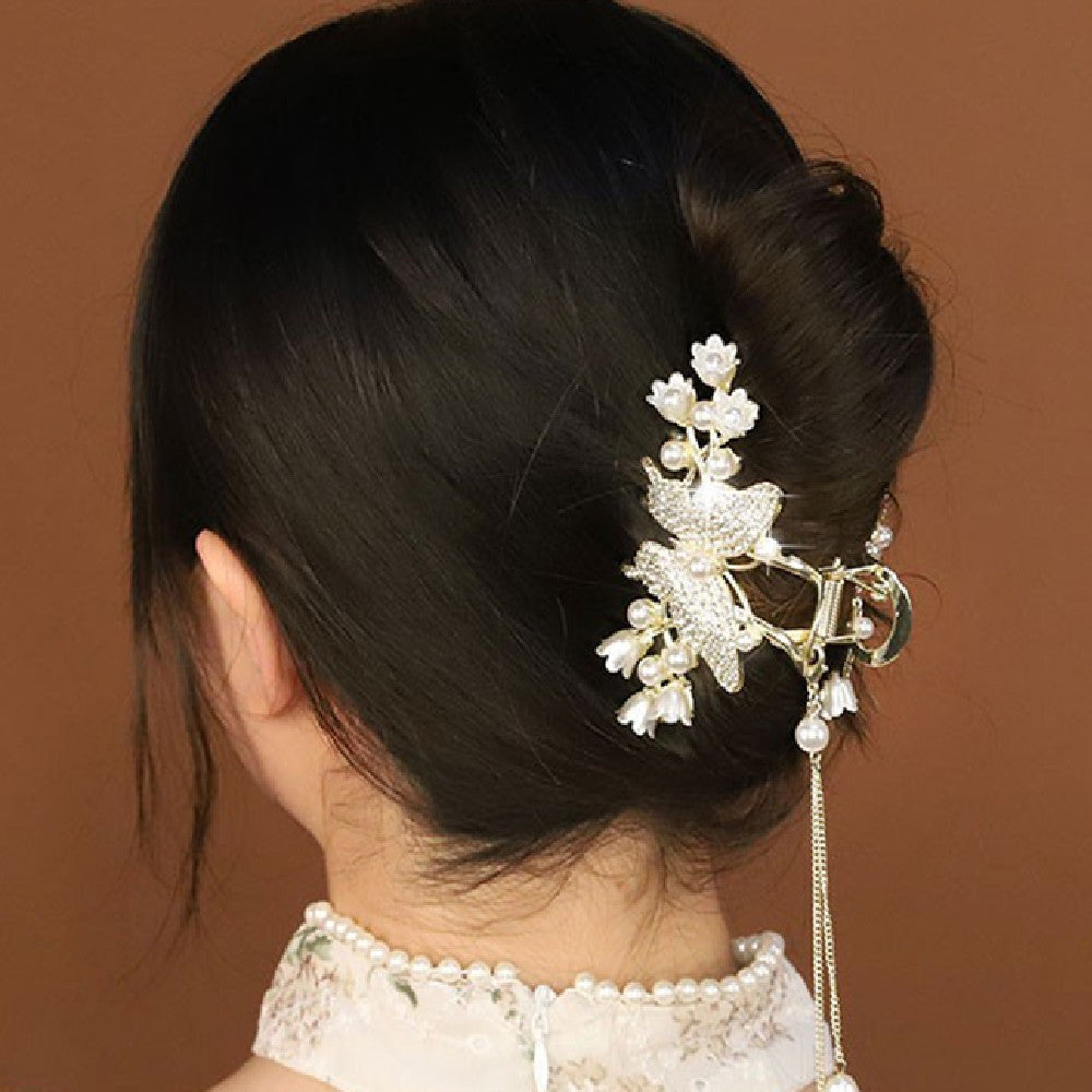 Jewelry Pearl Hair Clip