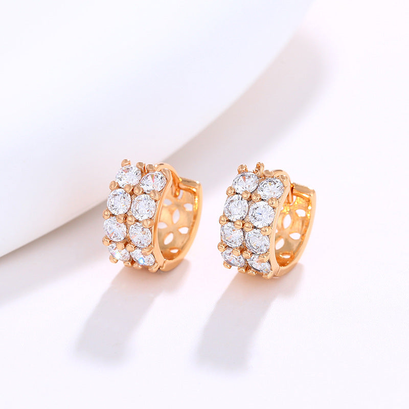 Graceful Personality Zircon Earrings