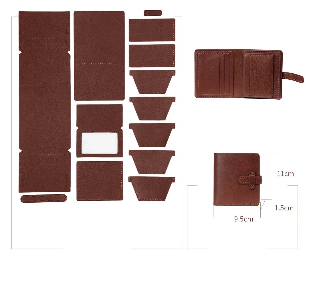 DIY Handmade Leather Card Wallet Material Package