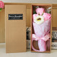 Rose Carnation Soap Bouquet Gift Box