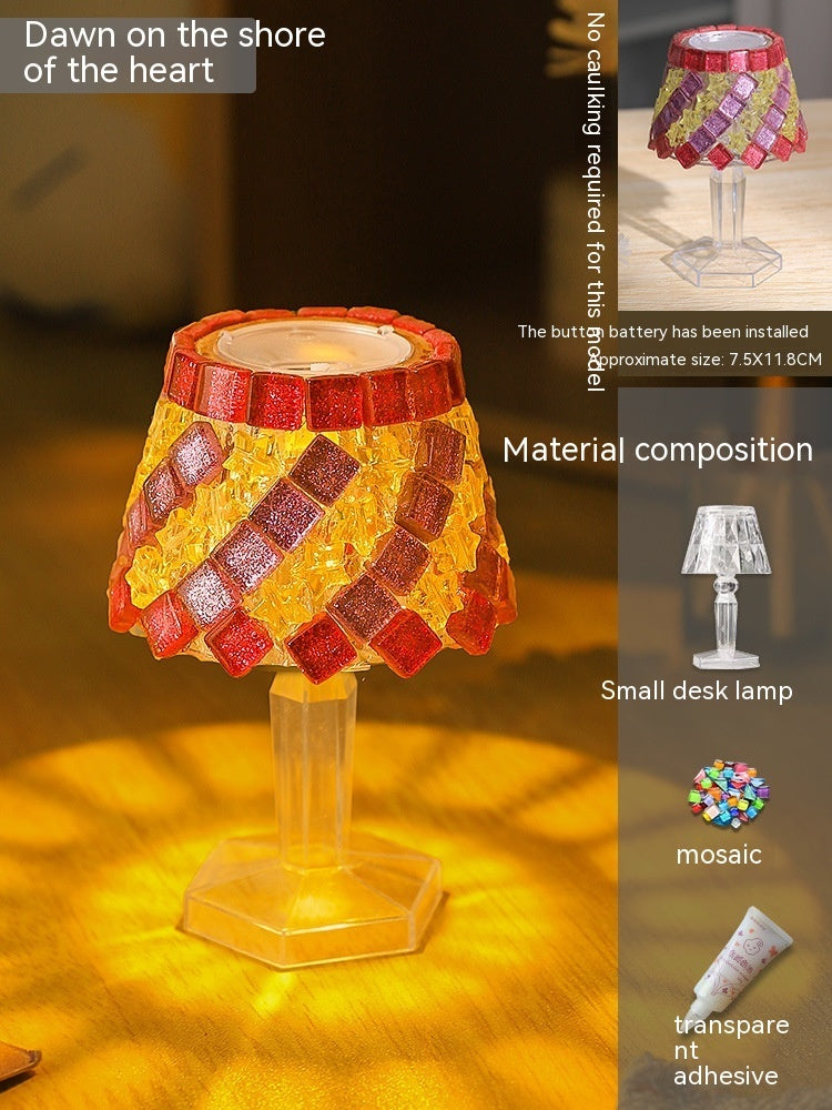 DIY Mosaic Table Lamp Handmade Material Kit