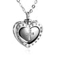 YFN Urn Heart shaped Necklace for Ashes / Perfume, Urn Necklaces Cremation Jewelry,. stay with me forever, memorial necklace