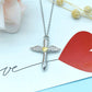 YFN Urn Angel Wing Necklace for Ashes / Perfume, Urn Necklaces Cremation Jewelry,. stay with me forever, memorial necklace