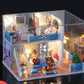 dollhouse miniature rooms with / without music(a wide range of options) (with dust cover)