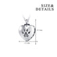 YFN Urn Heart shaped Necklace for Ashes / Perfume, Urn Necklaces Cremation Jewelry,. stay with me forever, memorial necklace, for pet lover