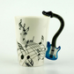 music theme mug blue