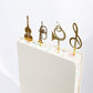 8 pieces of exquisite musical instruments / note bookmarks