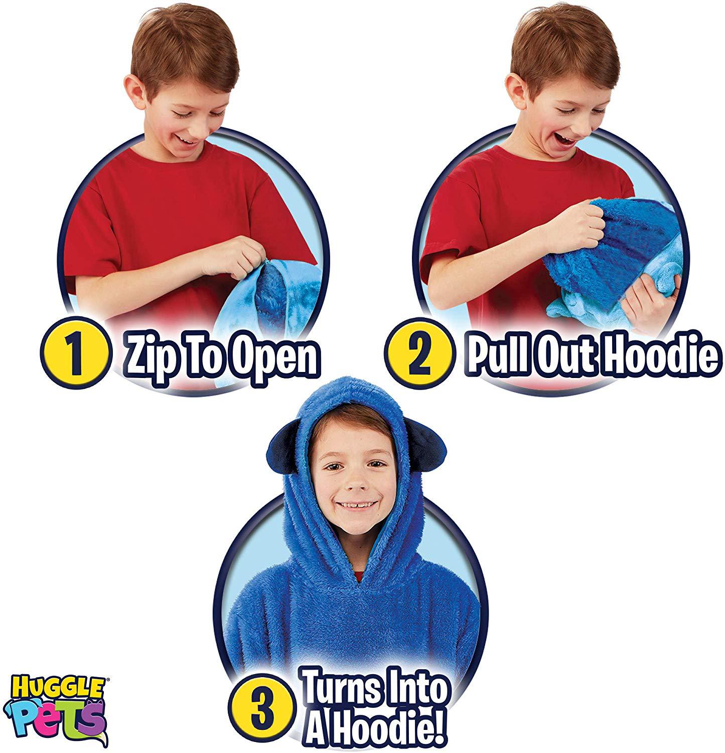 cartoon pillow (transform into kid hoodie)