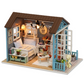 wooden dollhouse (a wide range of options) mori blue time