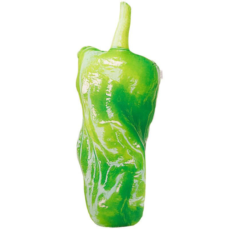 simulated vegetable pillow green pepper