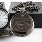 "to my grandson" vintage pocket watch bronze + gift box