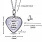 Custom Titanium Steel Keepsake Memorial Pendant, Cremation Urn Necklace Jewelry for Ashes/Perfume
