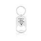 bottle opener stainless steel keychain for father's day c