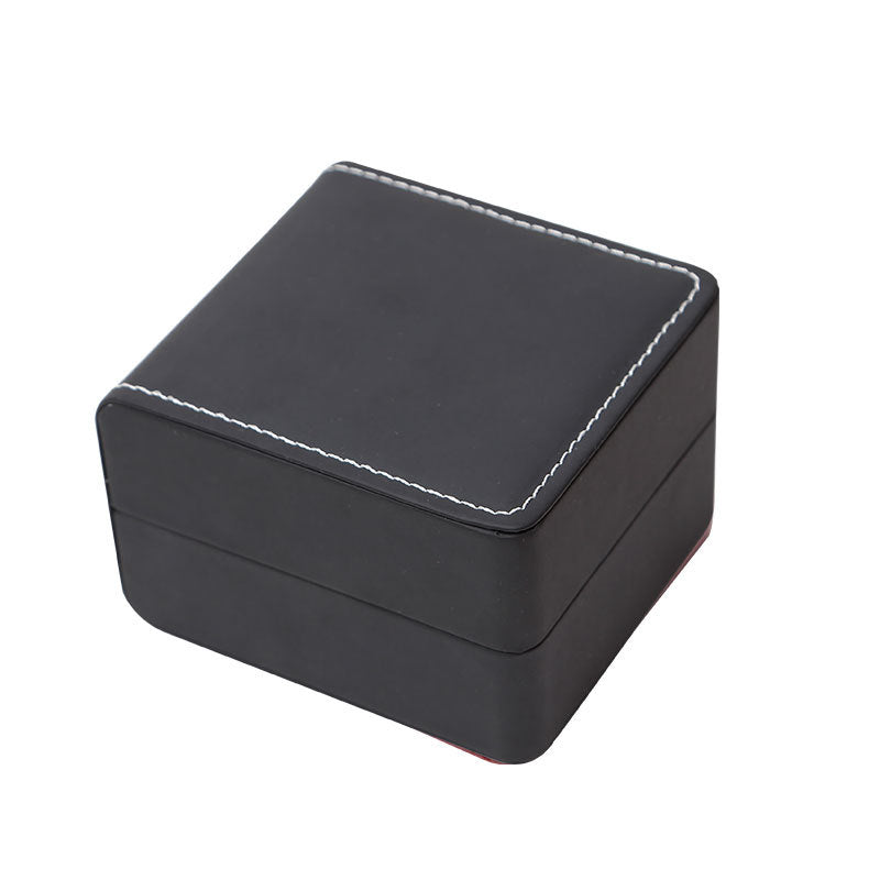 upgrade luxury pu leather watch packaging gift box (not for individual sales) matte black
