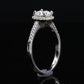 deluxe s925 1ct/2ct/3ct moissanite diamond ring with cert. (box included)