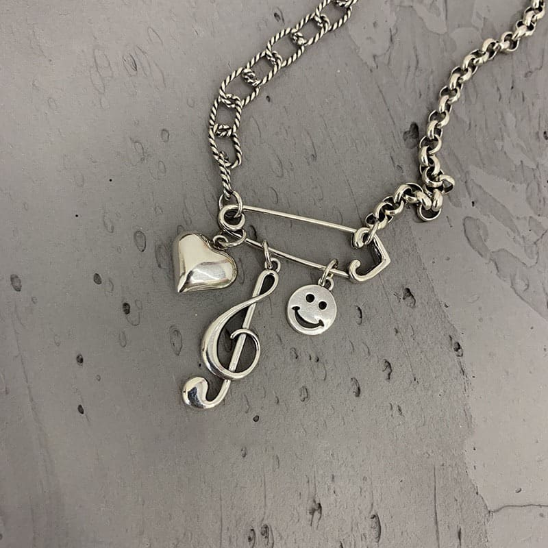 love music note necklace