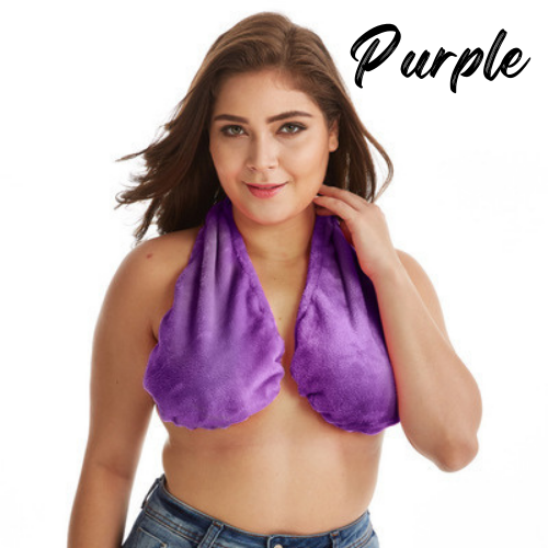 Hanging Neck Wrapped Chest Towel Bra