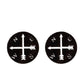 wide range of stainless steel stud earrings black compass