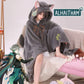 Genshin Impact Cosplay Plush Cloak Hoodie Cape Unisex Homewear Blanket/Sleepwear - Hutao/Alhaitham/Nahida/Kaeya/Wanderer/Tighari/Many Leaves