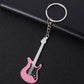 guitar keychain (6 color) pink