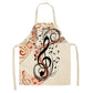 cotton linen musical kitchen apron 07