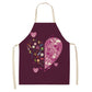 cotton linen musical kitchen apron 11