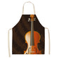 cotton linen musical kitchen apron 19