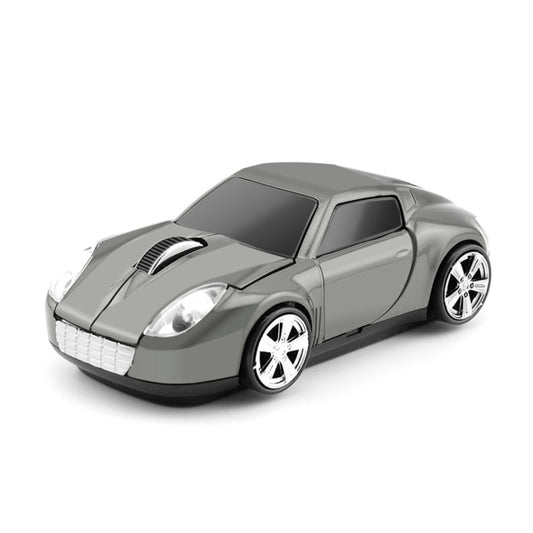 wireless sports car usb mouse grey