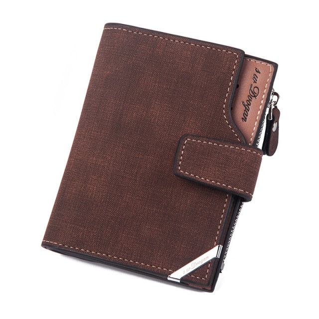 wallet with zipper coin pocket coffee