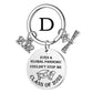 2022 stainless steel inspirational graduate keychain (gift box/bag available) d