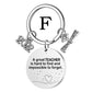 2022 stainless steel inspirational graduate keychain (gift box/bag available) f