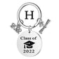 2022 stainless steel inspirational graduate keychain (gift box/bag available) h