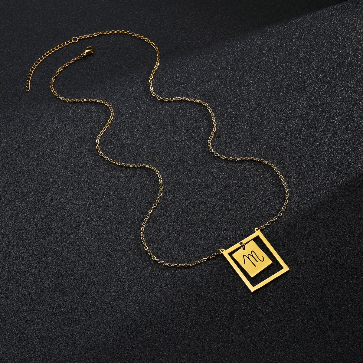 fashion custom letter/number necklace